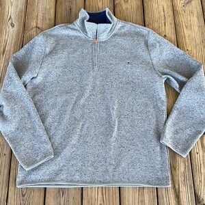 Crown & Ivy men’s gray pullover stretch jacket size L